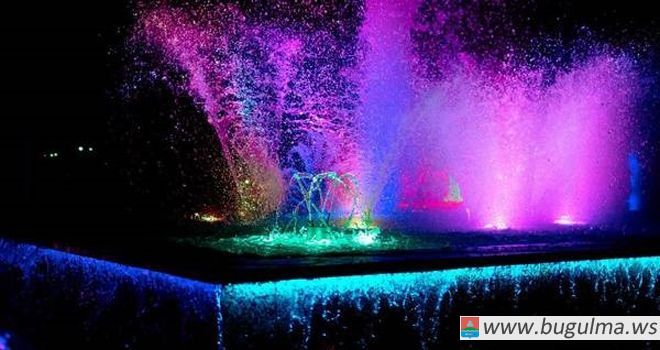 С 23 мая в Бугульме заработает светомузыкальный фонтан.