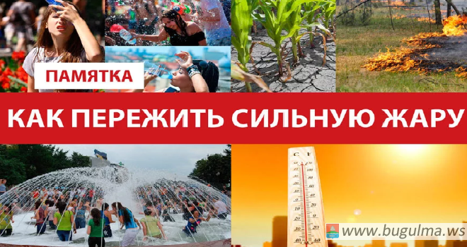 Минздрав Татарстана напомнил о правилах поведения в жару.