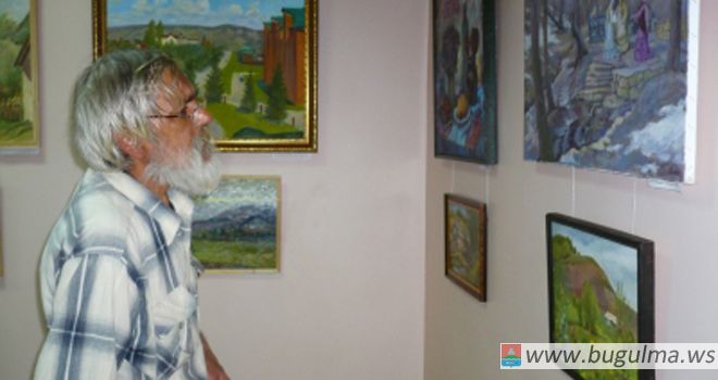 В бугульминском краеведческом музее открыли выставку картин, написанных в Бавлах во время всероссийского пленэра-симпозиума