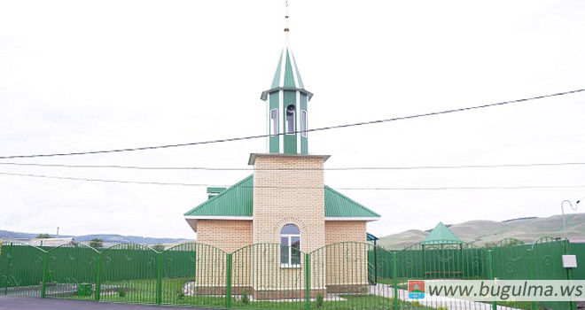В Бугульминском районе с участием Муфтия РТ открыли новую мечеть