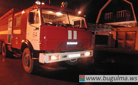 В Бугульминском районе на пожаре погиб пожилой мужчина