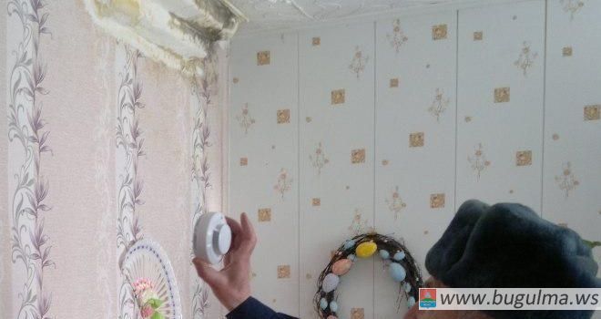 Многодетным семьям Татарстана установили автономные пожарные извещатели.