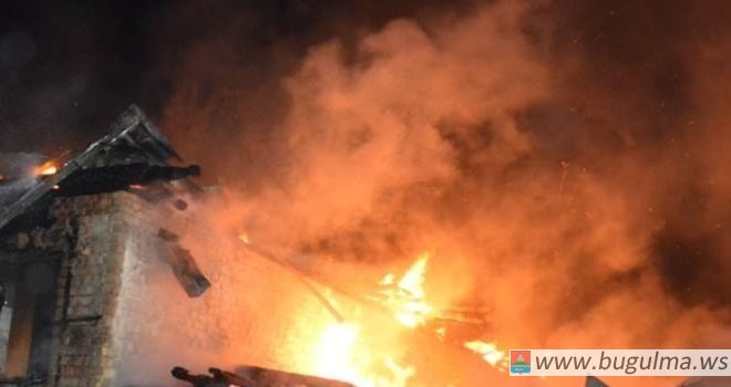 Вчера в деревне Татарская Дымская произошел пожар