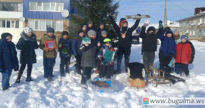 В Бугульминском районе впервые прошел фестиваль креативных санок «SunnyФЕСТ»