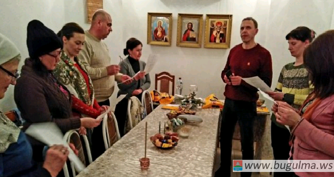 Встреча в клубе трезвости при храме преподобного Серафима Саровского г.Бугульмы.