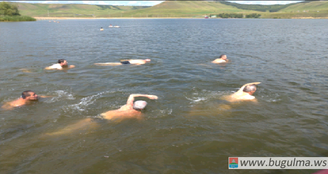 В пгт.Карабаш состоялись соревнования по плаванию на открытой воде.