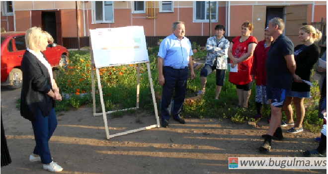 «Наш двор»: жители верхнего поселка представили свое видение благоустройства двора.