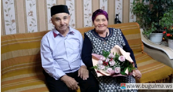 Супруги Ушияровы из Бугульминского района отметили изумрудную годовщину свадьбы