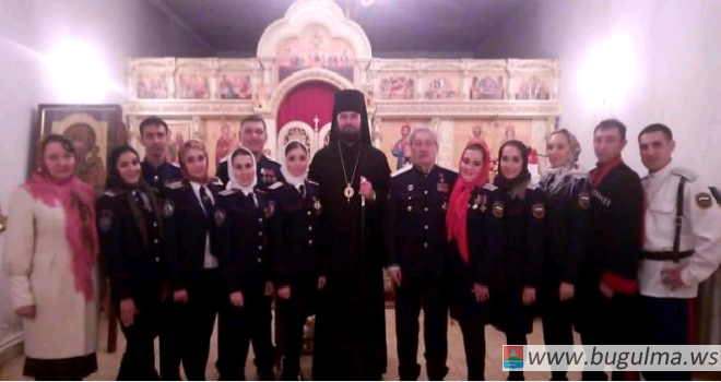 Казаки посетили восстанавливающийся Казанско-Богородицкий монастырь г. Бугульмы.