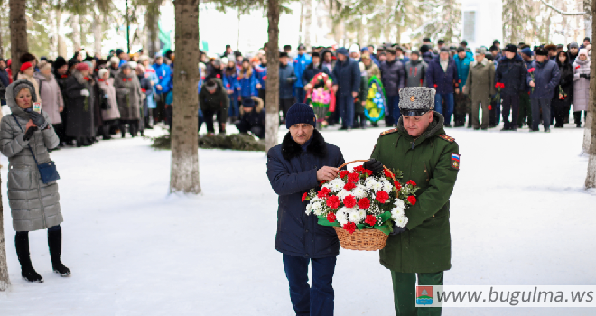 Бугульминцы присоединились к мероприятиям, посвященным 31-й годовщине вывода советских войск из Афганистана