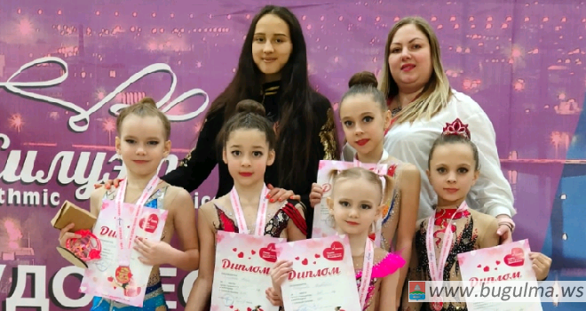 Юные бугульминки –в числе победителей первенства по художественной гимнастике.
