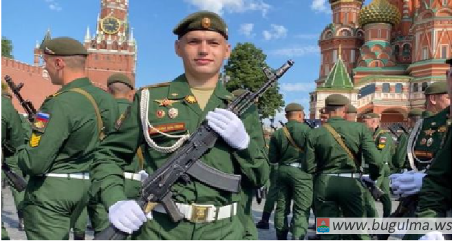 Алькеевский парень принял участие в Параде Победы в Москве.