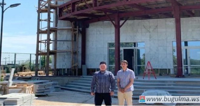В Бугульме близится к завершению строительство новой мечети.