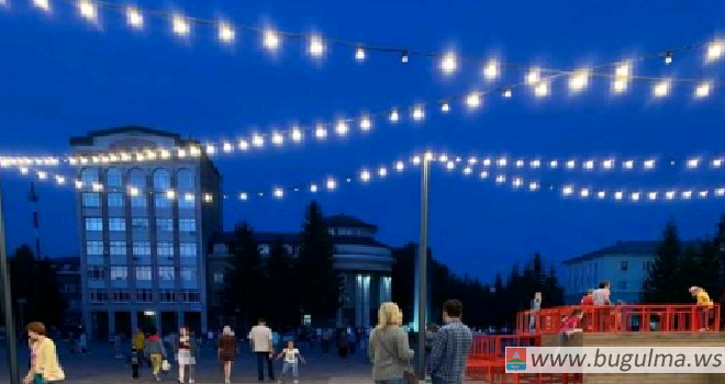 На улицах Бугульмы установят новые светодиодные светильники.
