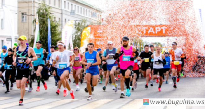 Бугульминские спортсмены приняли участие в Уфимском международном марафоне 2021.