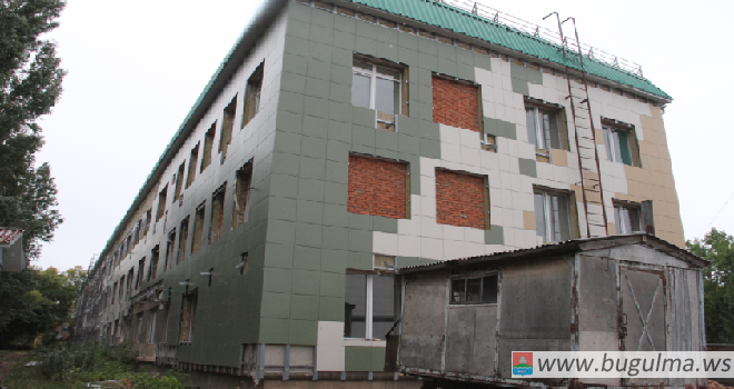 В стационаре детской больницы Бугульмы продолжается капитальный ремонт