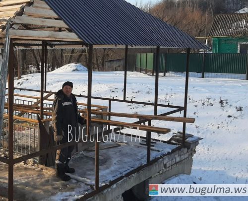 Под Бугульмой сельчане на собственные средства построили новую купель