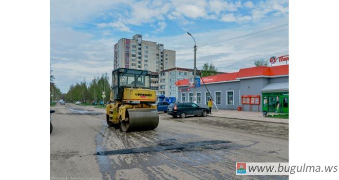 В Бугульме подлатали асфальт