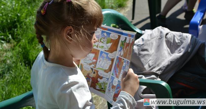 Зона летнего чтения набирает популярность в Бугульме