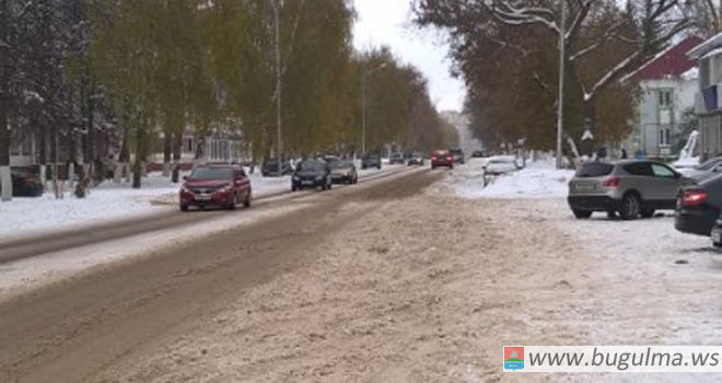 Бугульминцы жалуются на плохую уборку снега