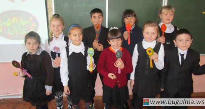В Бугульминском районе сельским школьникам рассказали историю появления ложки на Руси