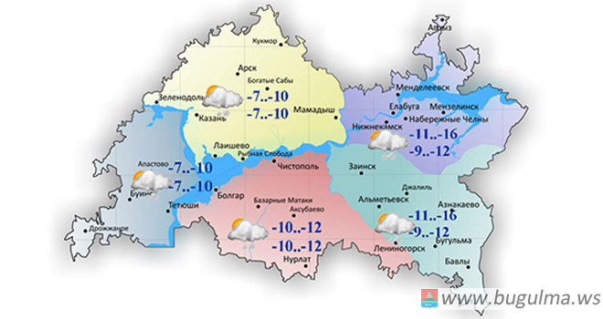 В Татарстан придет метель