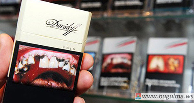 На упаковках сигарет появятся изображения пострадавших от курения органов