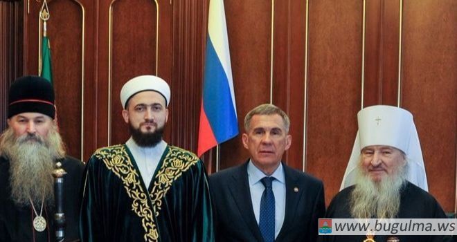 Встреча Президента Татарстана с религиозными лидерами республики.